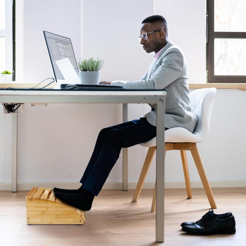 ComfortLift Bamboo Footrest