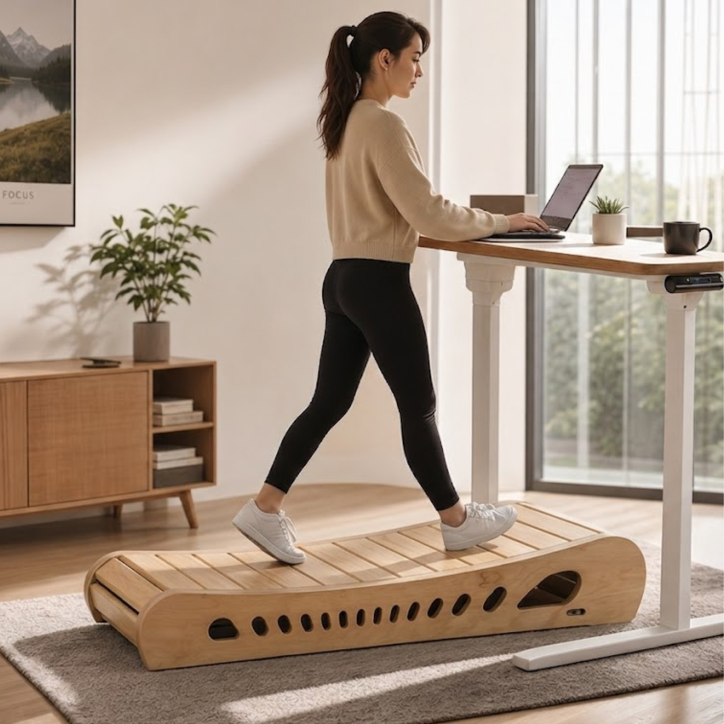 Motione Office Walker – Natural Wood