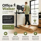 Motione Office Walker – Natural Wood