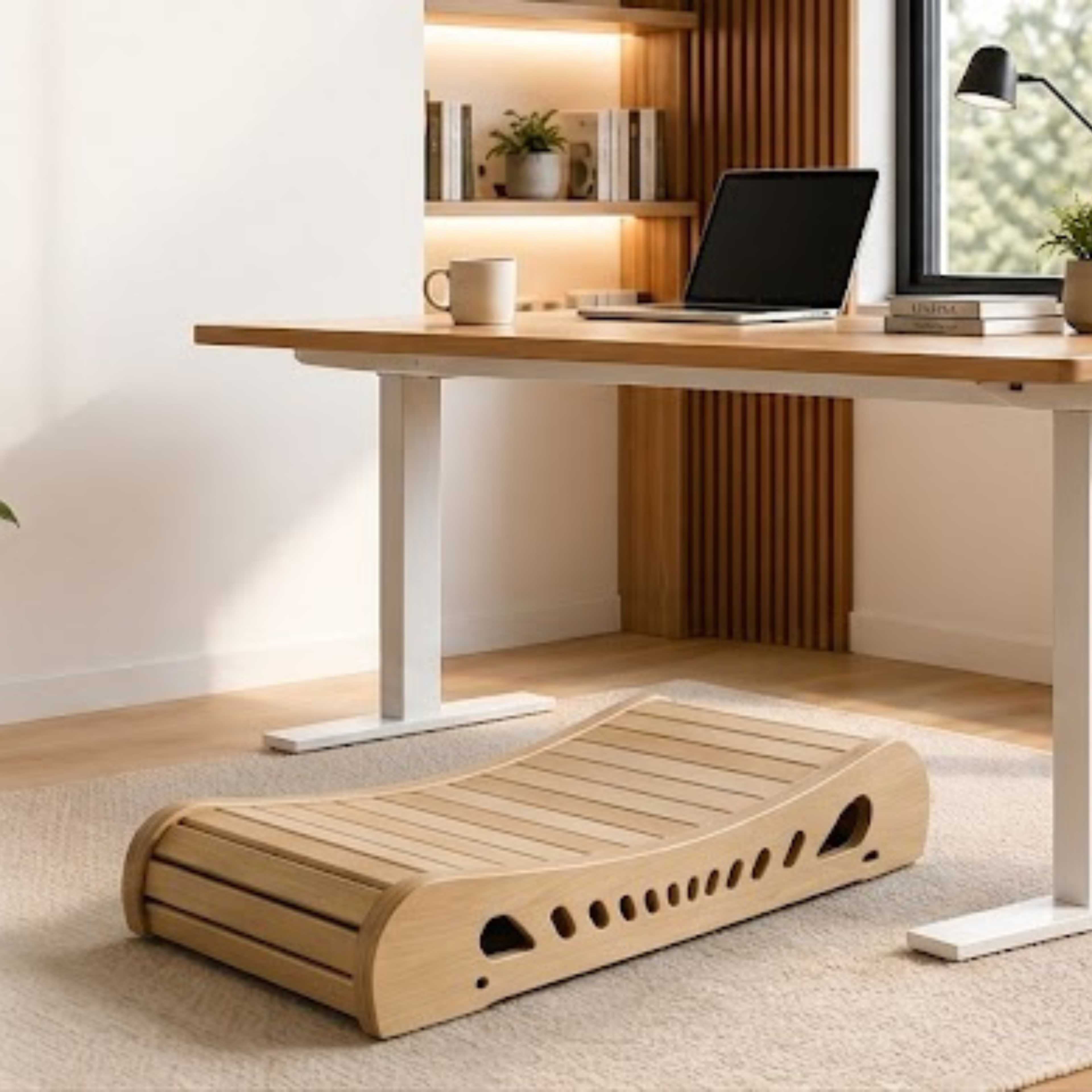 Motione Office Walker – Natural Wood
